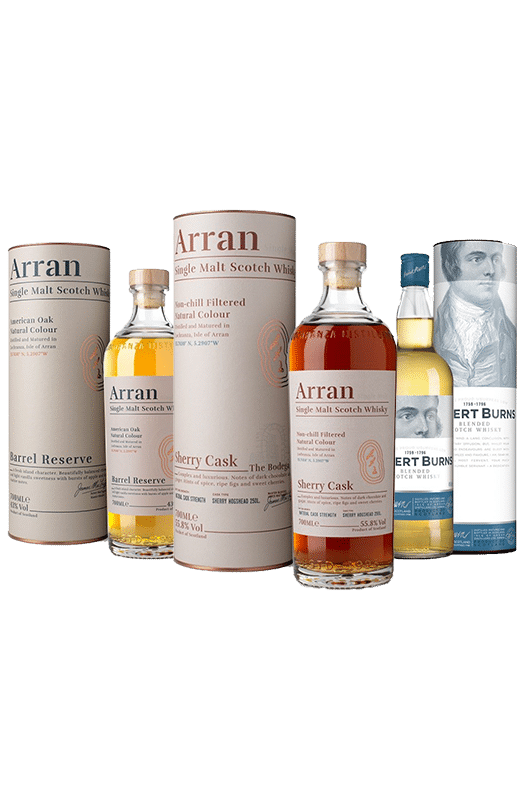 חבילת היכרות וויסקי ממזקקת אראן